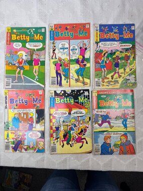 Betty and Me Vintage Archie Comics Lot of 6 Fun Collectible Humor Stories 1970s